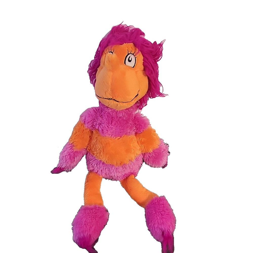 Theres a Wocket In My Pocket Dr Seuss Pink Orange 18" Plush Kohls Cares Used